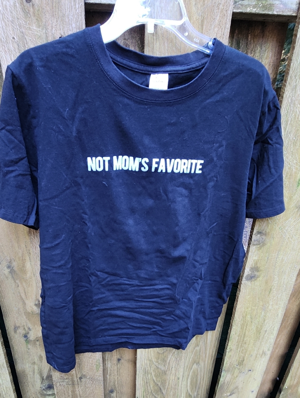 NWOT Unisex XL Black Boxy Cotton Graphic Tshirt - Not Mom's Favorite